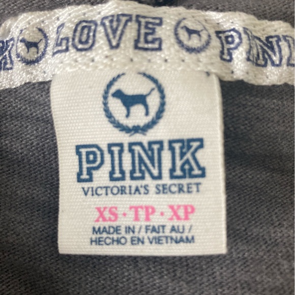 Victoria’s Secret PINK Zip Up Hoodie Gray - Picture 4 of 4